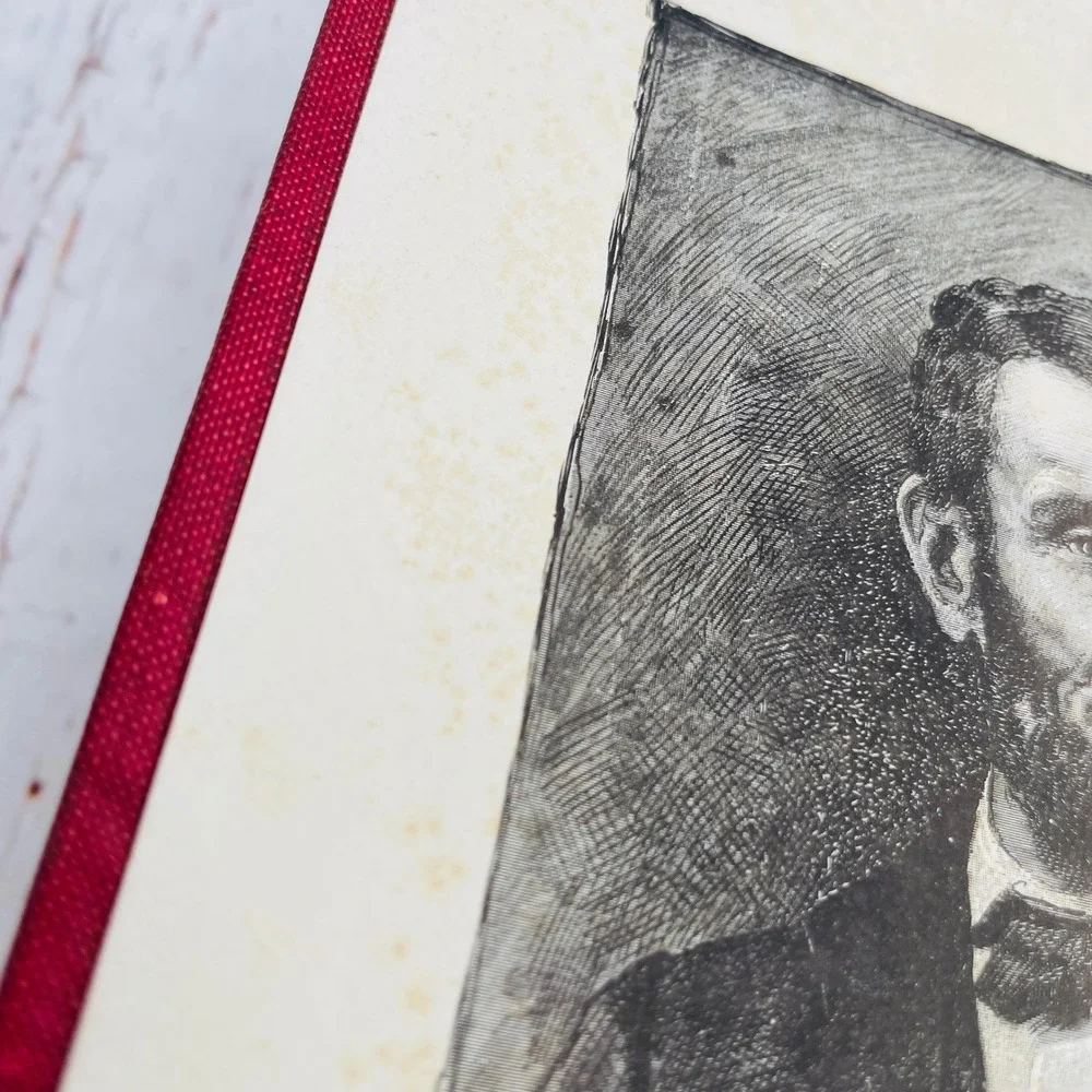 Abraham Lincoln His Life and Public Services Phebe Hanaford‎ 1910 Saalfield Book
